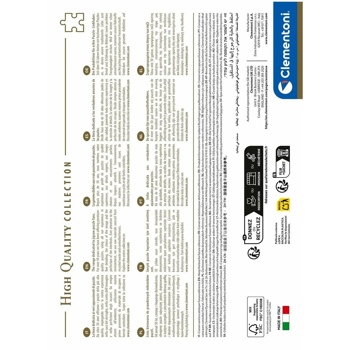 Puzzle Clementoni Chainsaw Man 1000 Piezas