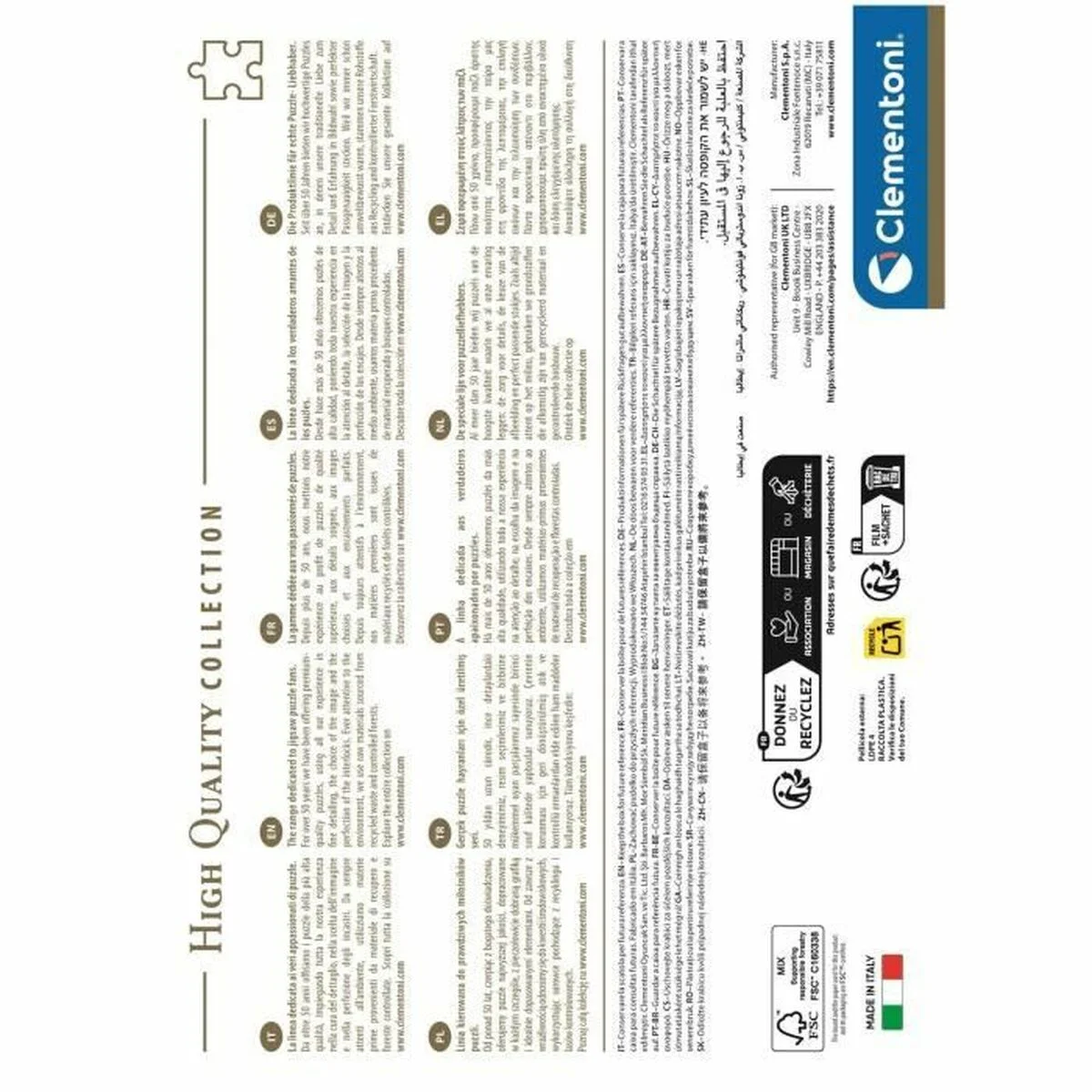 Puzzle Clementoni Chainsaw Man 1000 Piezas