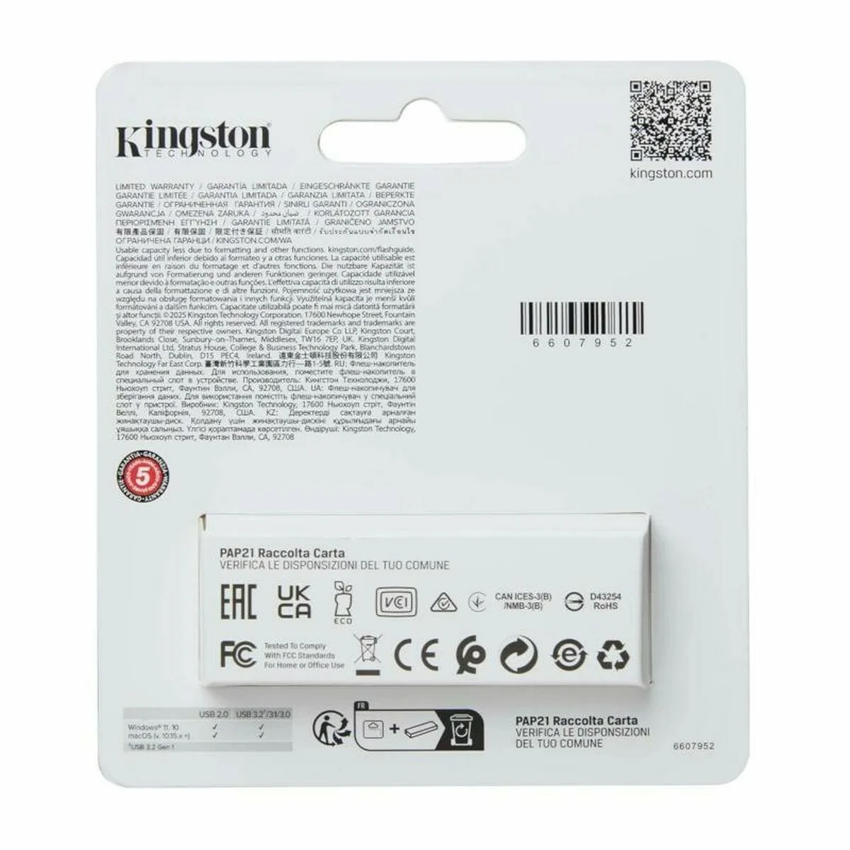 Tarjeta de Memoria Micro SD con Adaptador Kingston DTXS/128GB 128 GB