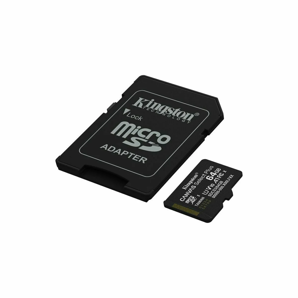 Tarjeta de Memoria Micro SD con Adaptador Kingston SDCS3/64GB 64 GB