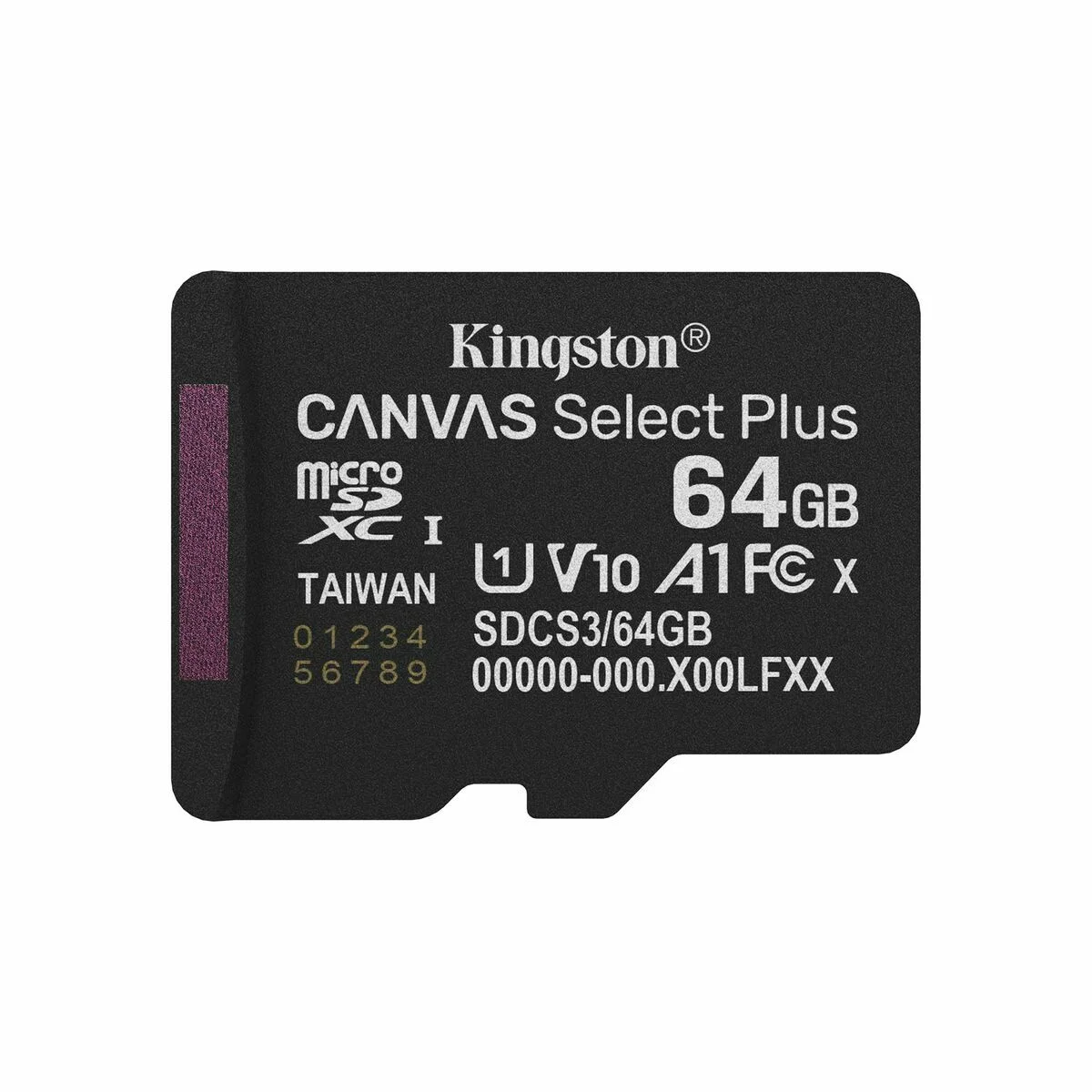 Tarjeta de Memoria Micro SD con Adaptador Kingston SDCS3/64GB 64 GB
