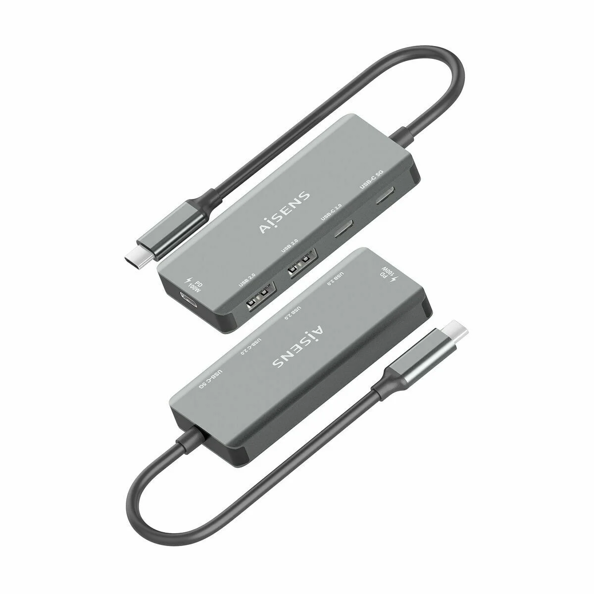 Hub USB Aisens A109-0946 Gris