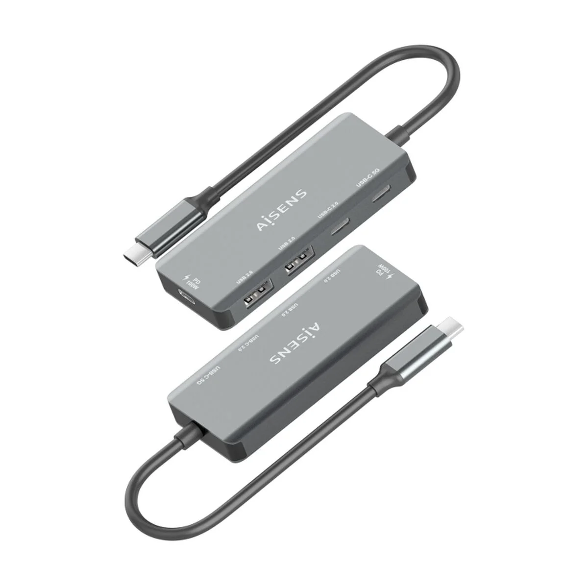 Hub USB Aisens A109-0946 Gris