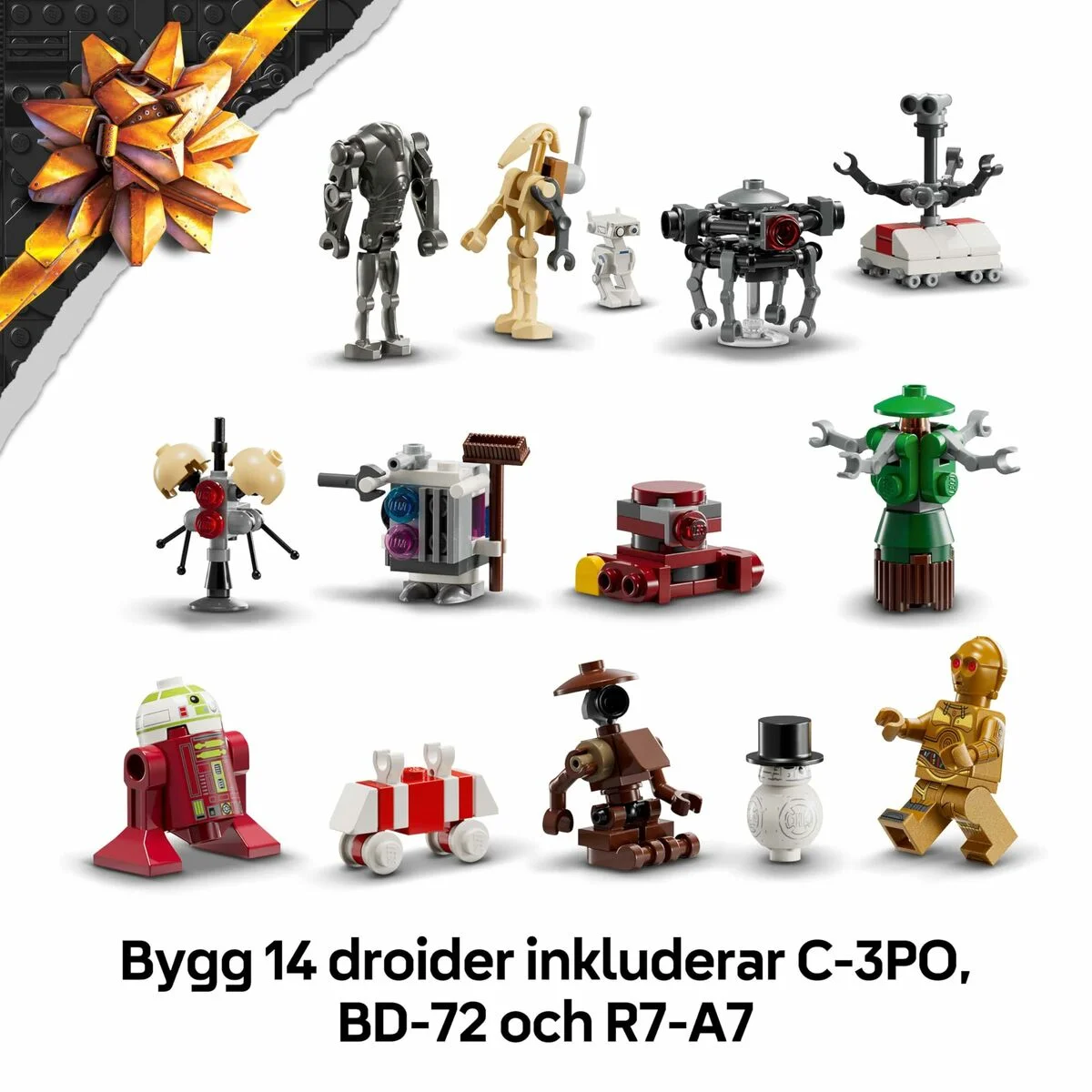 Juego de Construcción Lego 75418 Advent Calendar 2025 Star Wars 263 Piezas