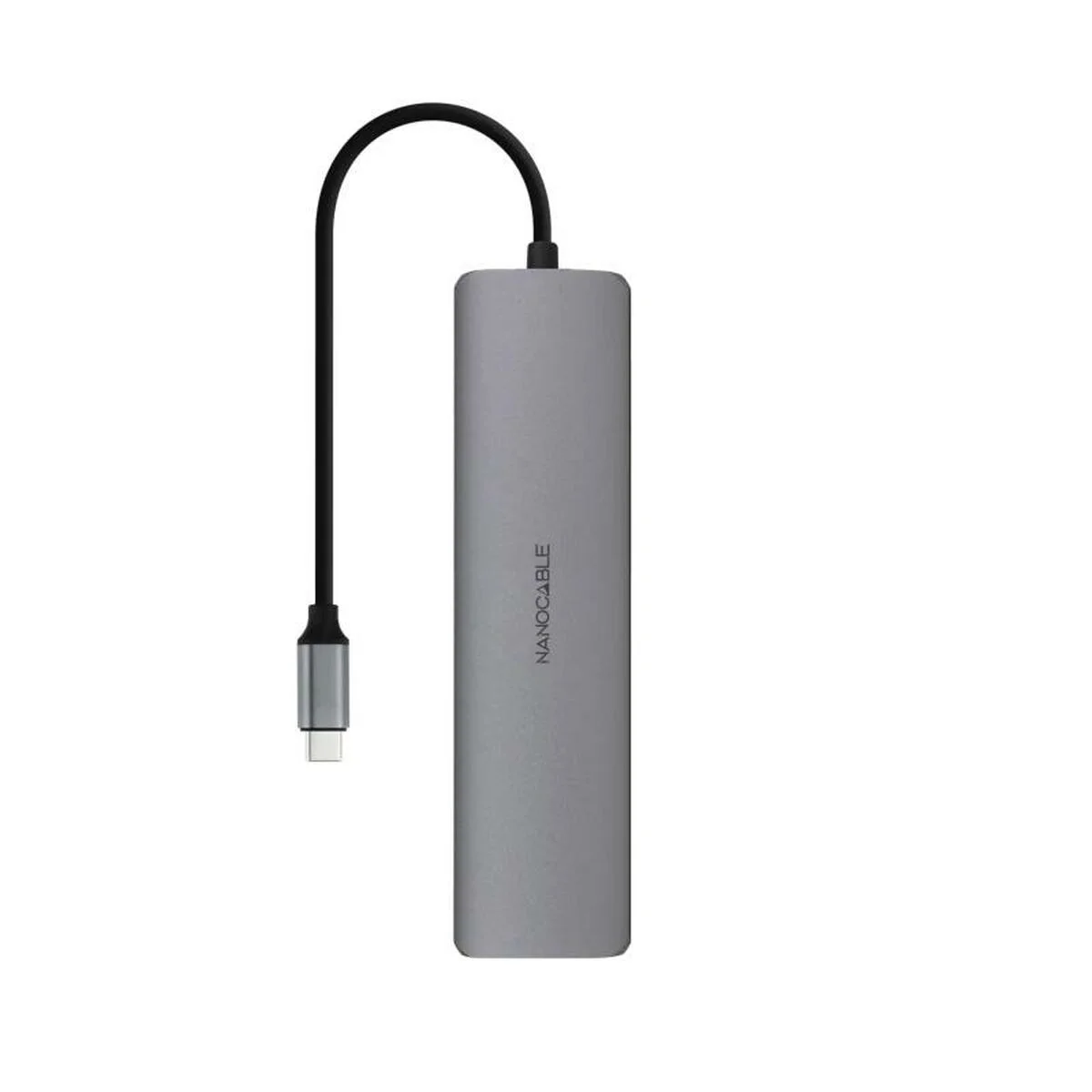 Hub USB NANOCABLE 10.16.4608 Gris 100 W 50 W
