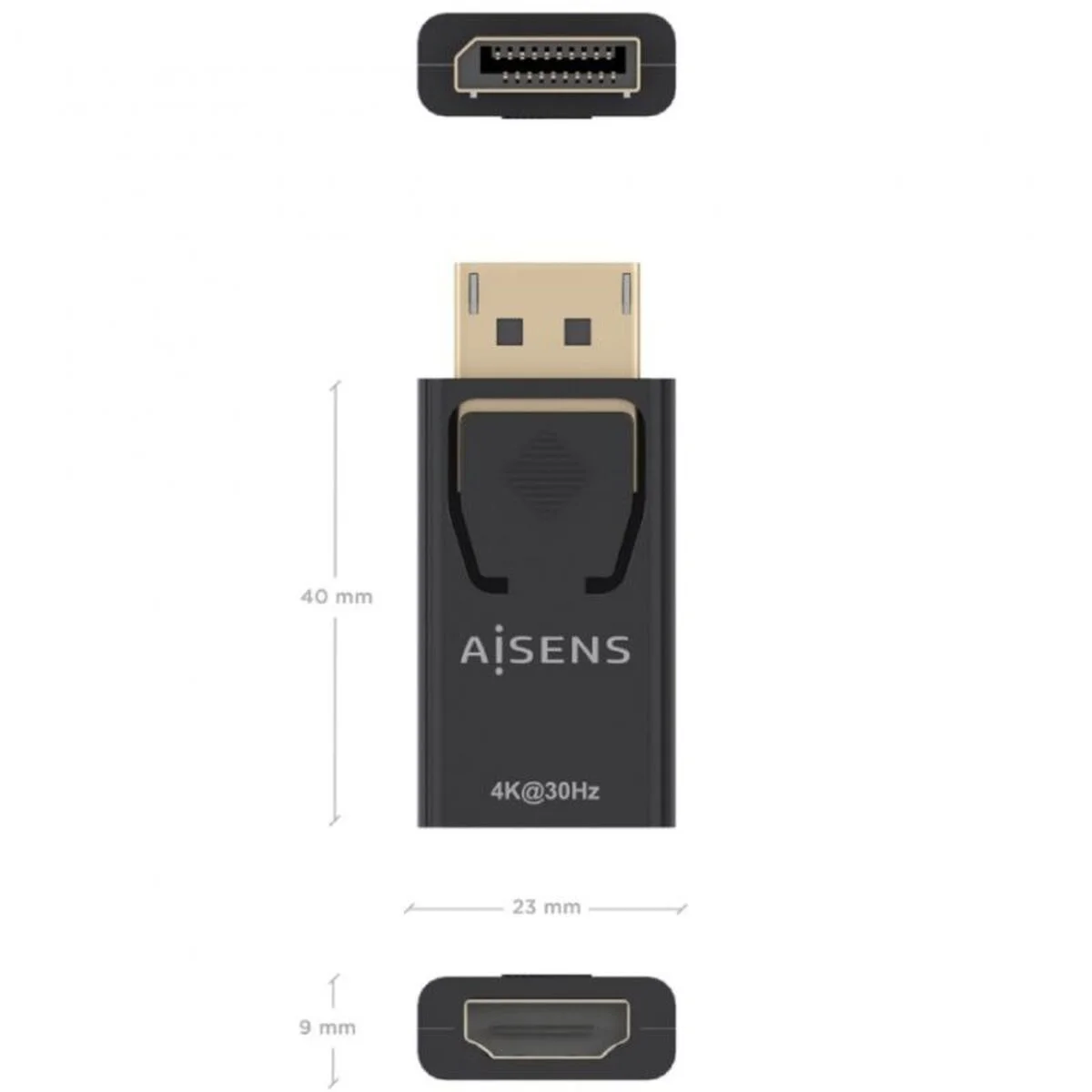 Adaptador DisplayPort a HDMI Aisens A125-0949 Negro