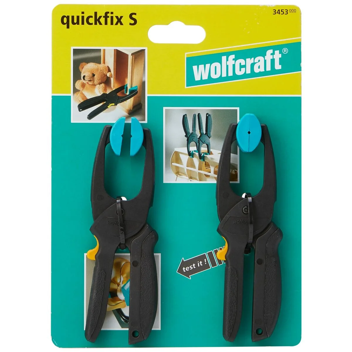 Pinza de sujeción Wolfcraft 34530000 Mini