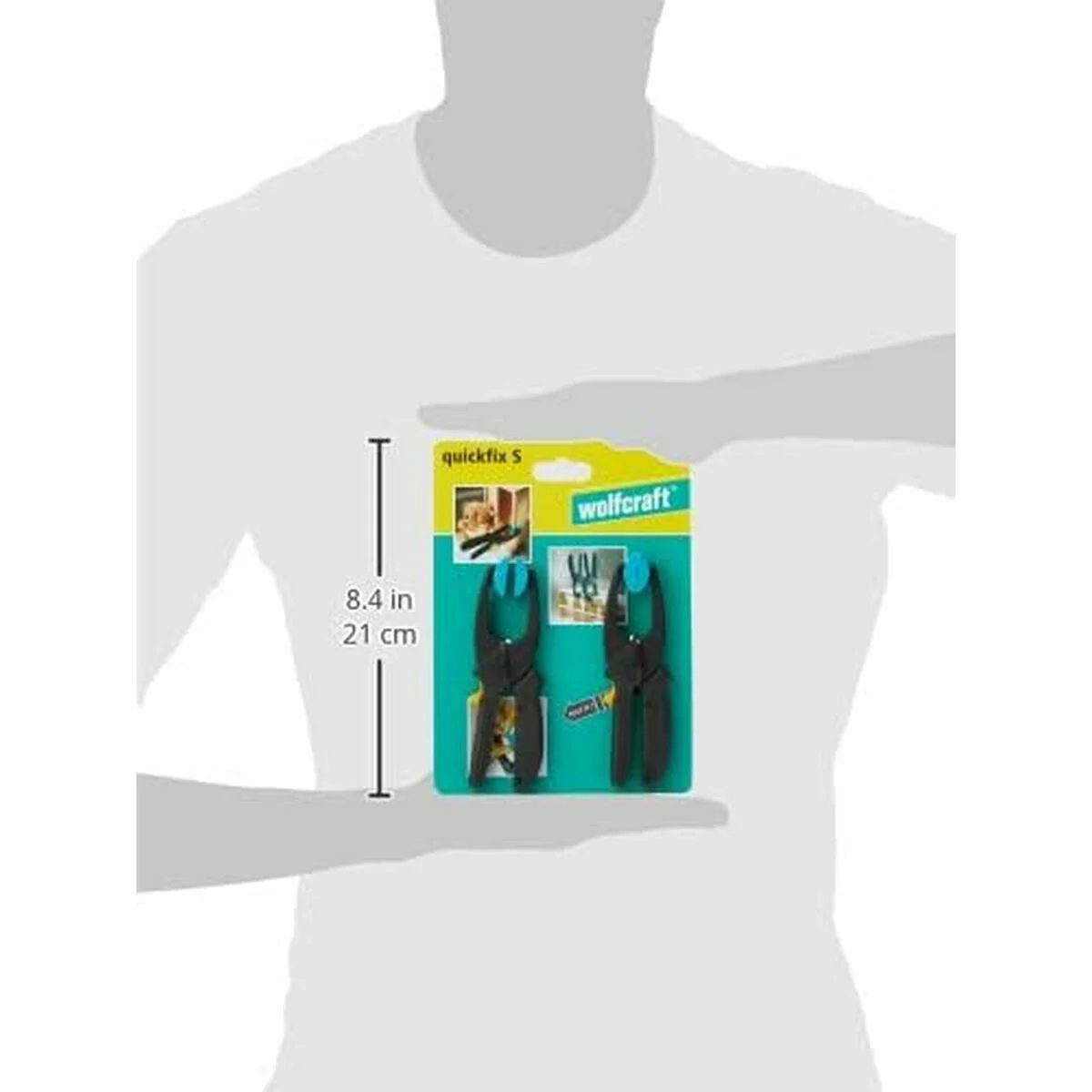 Pinza de sujeción Wolfcraft 34530000 Mini