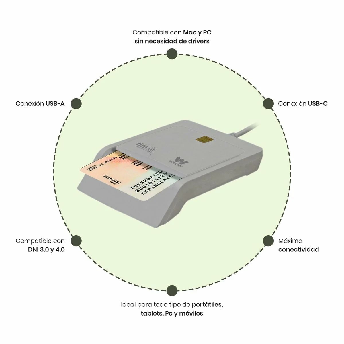 Lector de Tarjetas Woxter PE26-198