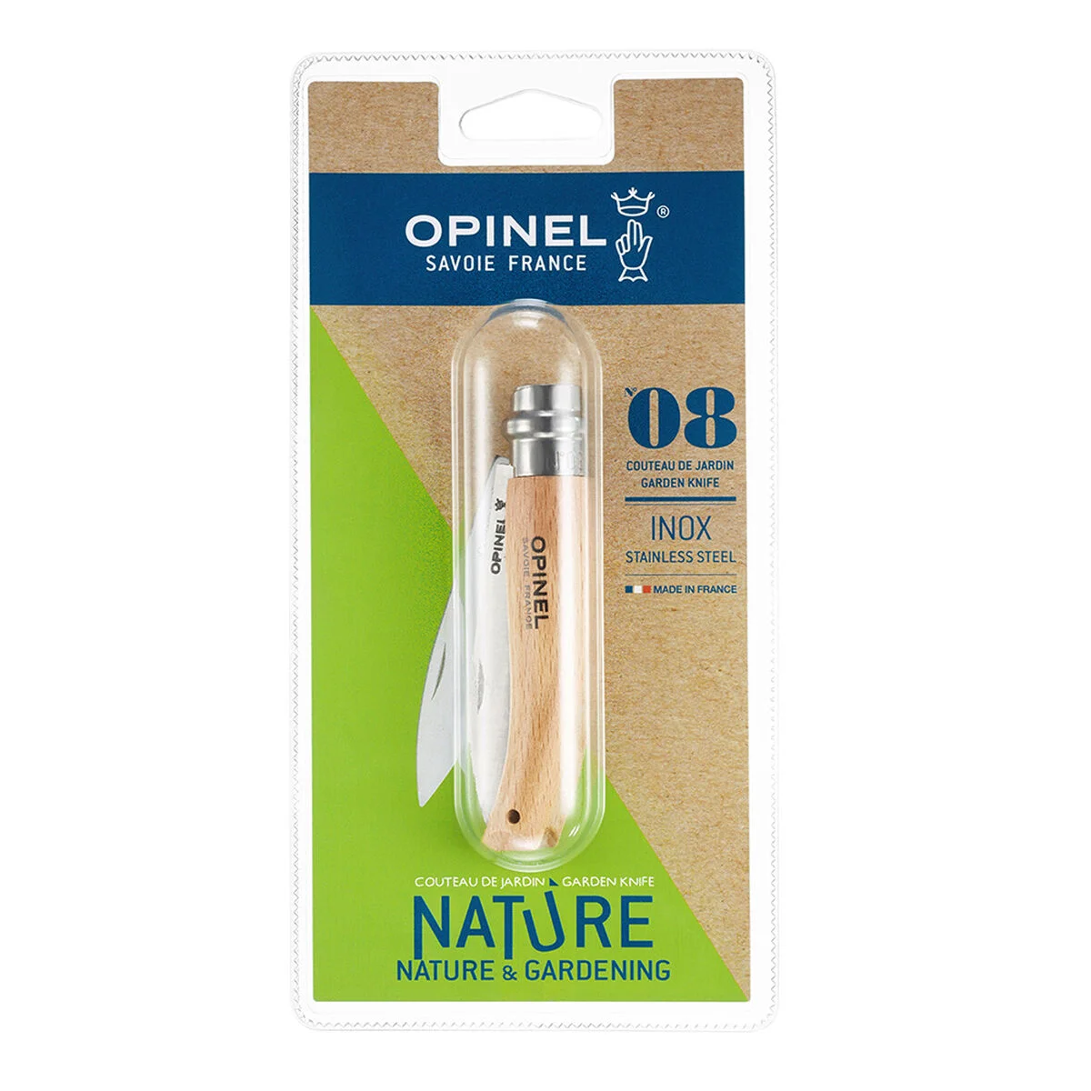 Navaja Opinel nº8 Acero Inoxidable 8 cm