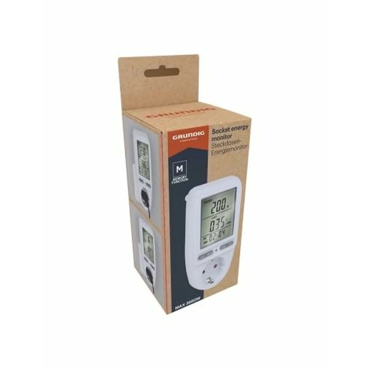 Enchufe con monitor de consumo eléctrico Grundig 16 A