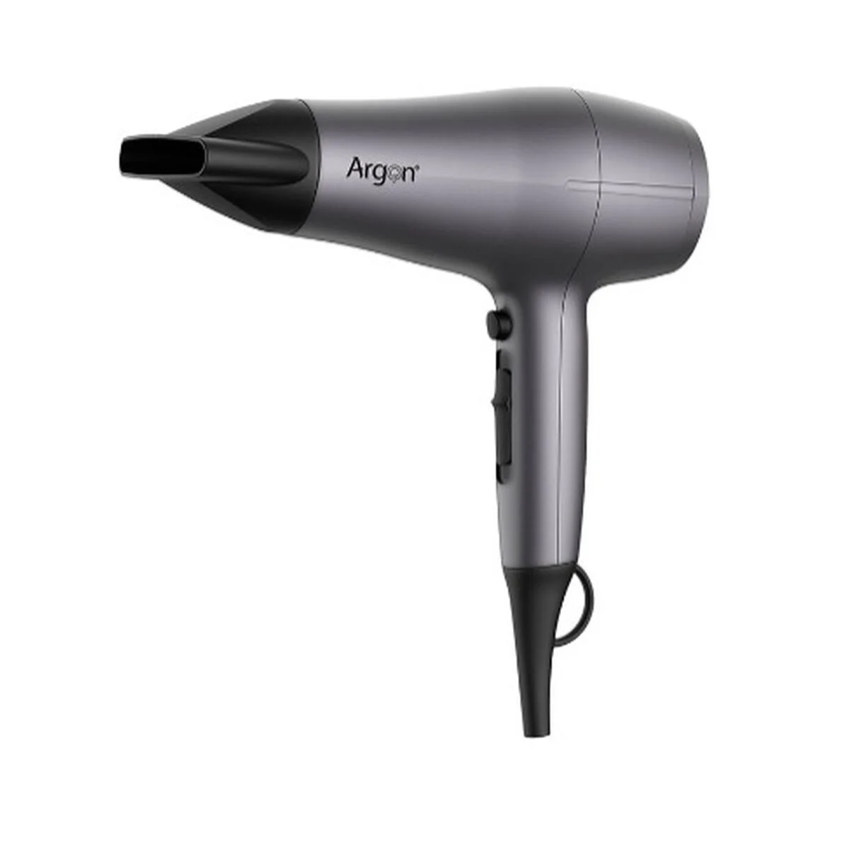 Secador de Pelo Argon Negro Plateado 2200 W