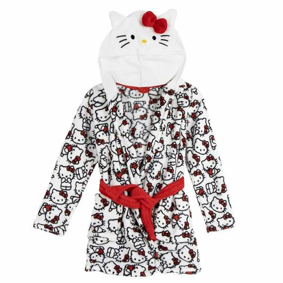 Batín Infantil Hello Kitty Blanco