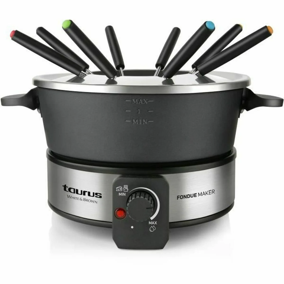 Fondue Taurus FF2 Negro Plateado 1000 W