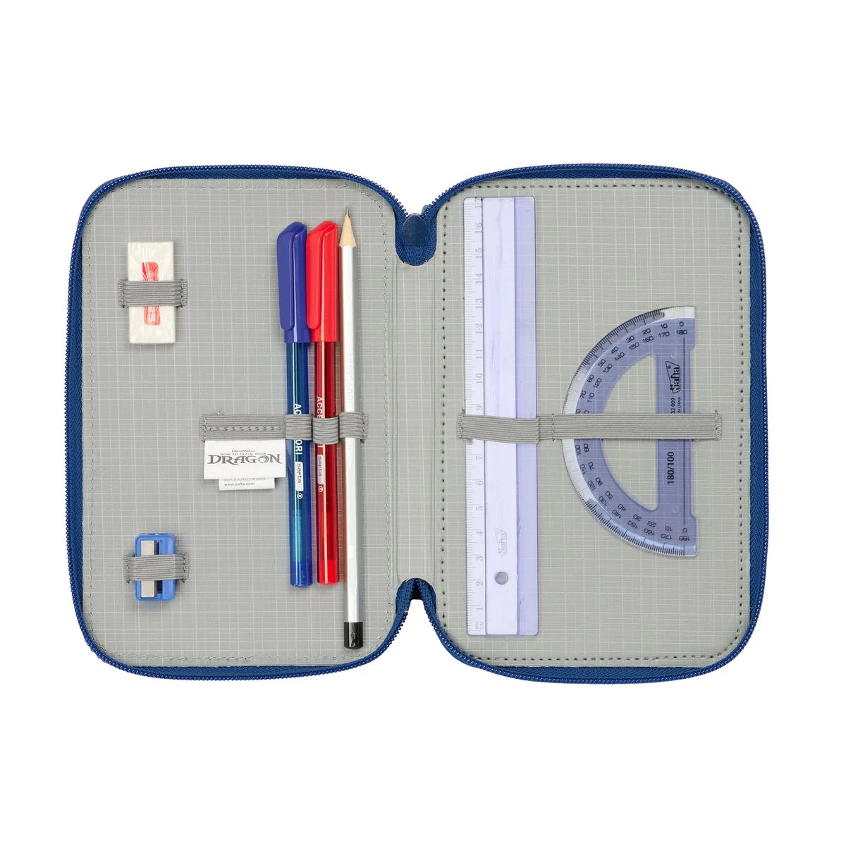 Portatodo How to Train Your Dragon Azul oscuro 12,5 x 19,5 x 5,5 cm 37 Piezas