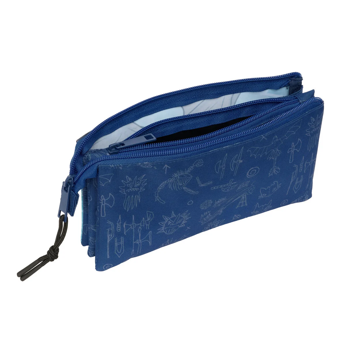 Portatodo How to Train Your Dragon Azul oscuro 22 x 12 x 3 cm