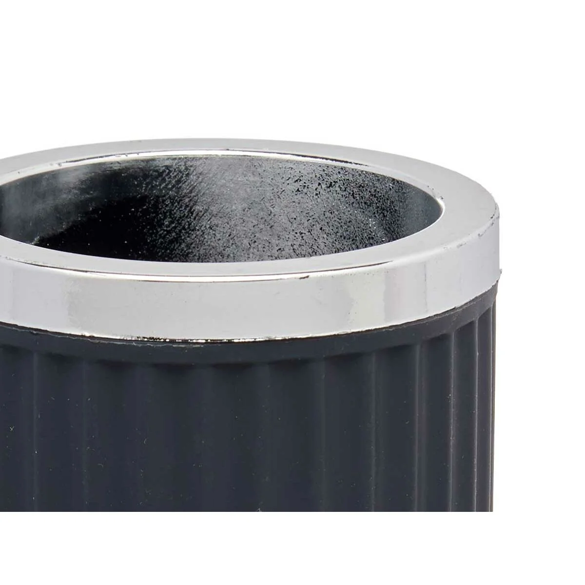 Vaso Berilo Antracita Plástico 7,5 x 11,5 x 7,5 cm (16 Unidades)