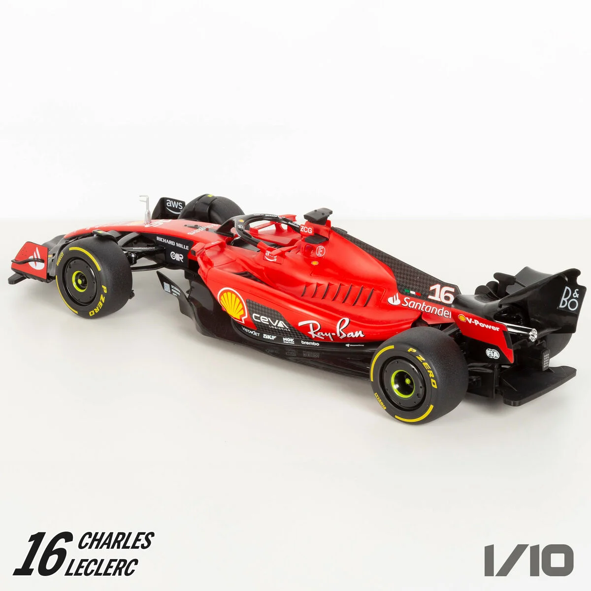 Coche Radio Control Ferrari F1 2023 1:10 (2 Unidades)
