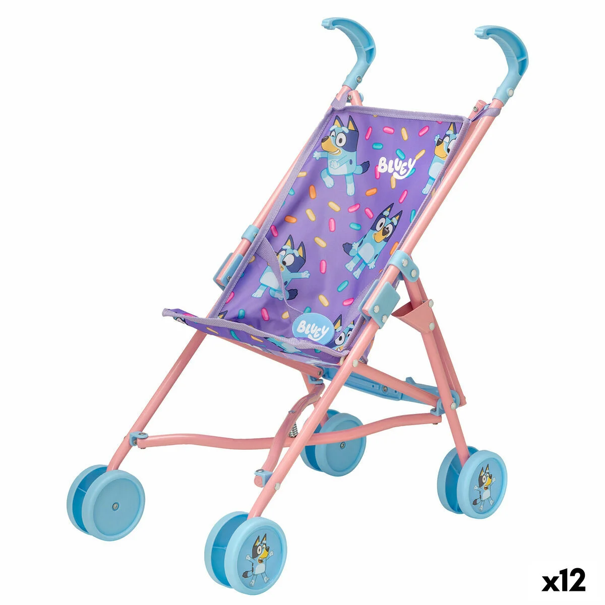 Carrito para Muñecas Bluey (12 Unidades)