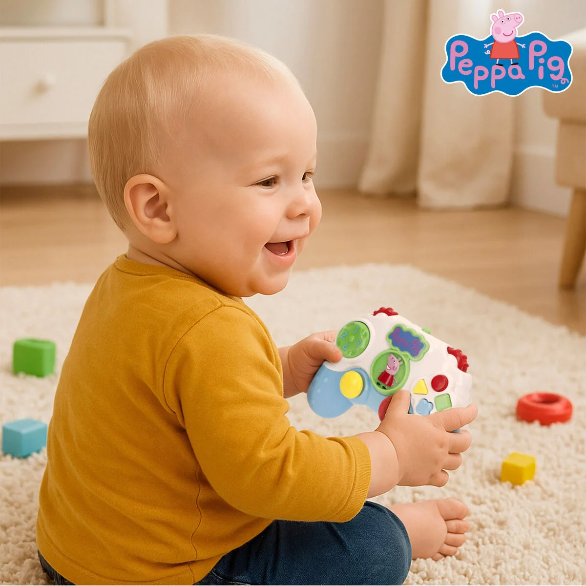 Teléfono de Aprendizaje Peppa Pig 15 x 11 x 5 cm (4 Unidades)