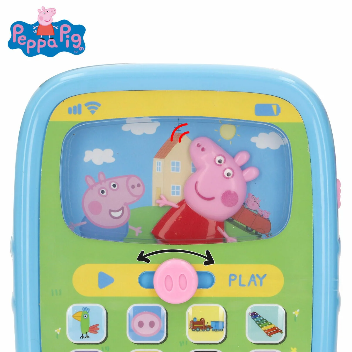 Teléfono de Aprendizaje Peppa Pig (6 Unidades)