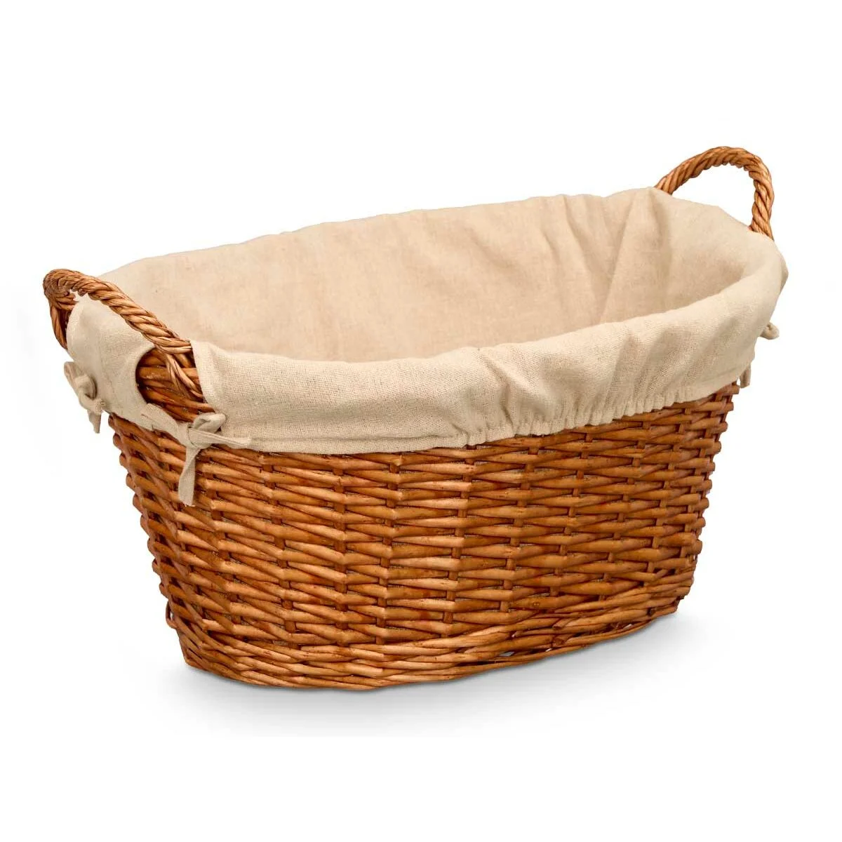 Cesta Multiusos Kipit Natural Poliéster Algodón Mimbre (12 Unidades)