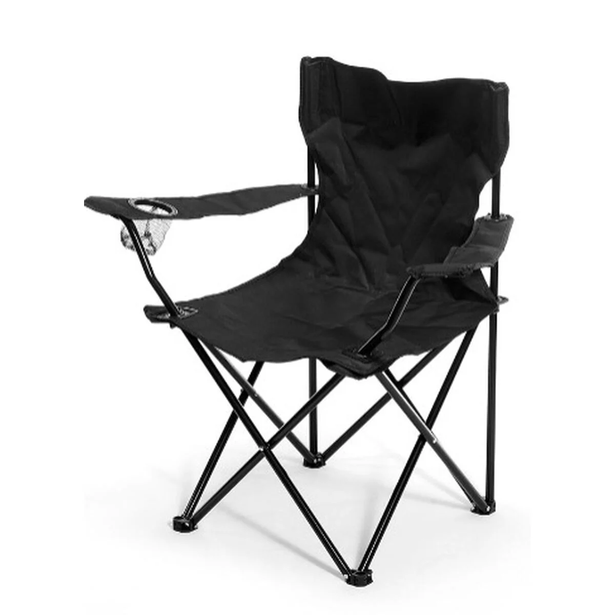 Silla de Pesca Gift Decor Negro 79 x 47 x 79 cm (8 Unidades)