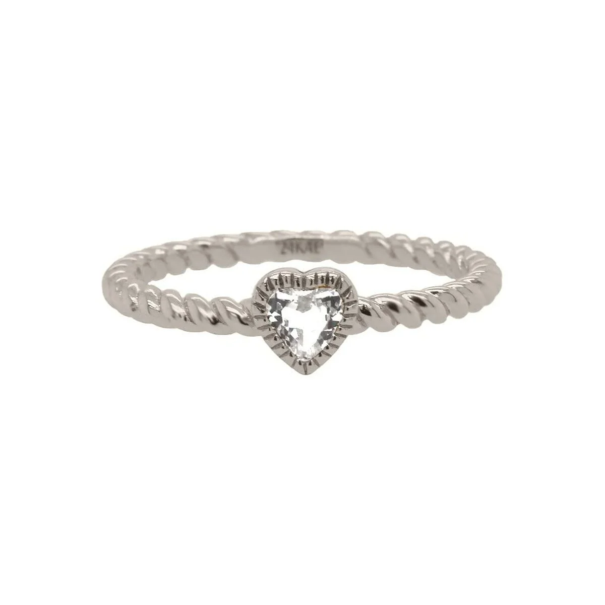 Anillo Mujer 24KAE 12417S/58 18 Plateado