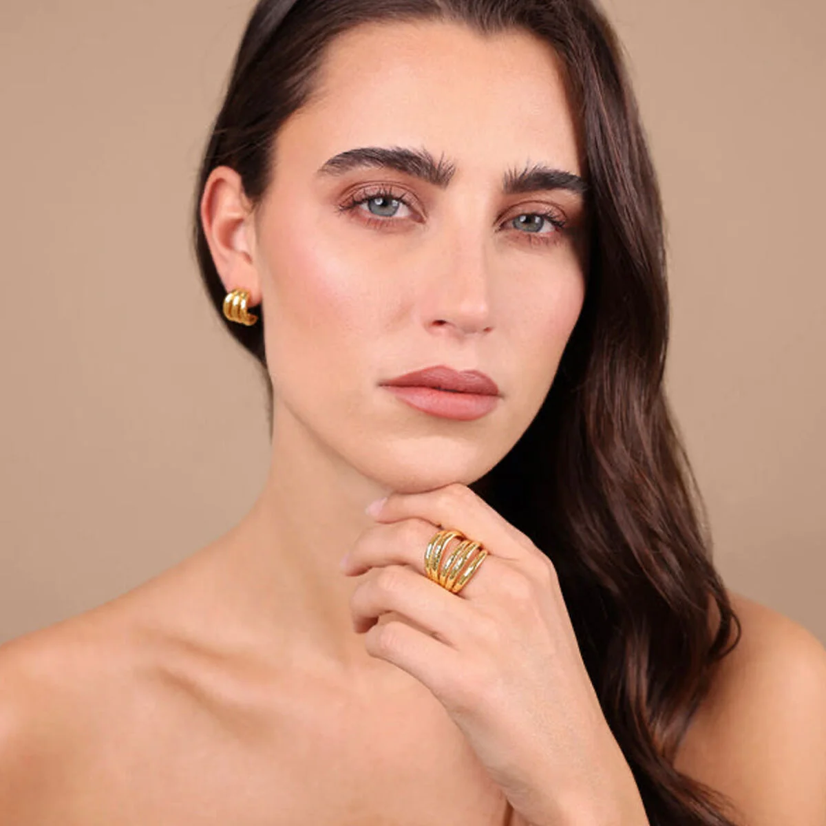 Anillo Mujer Etrusca WSET00870.YG-18 Dorado 18