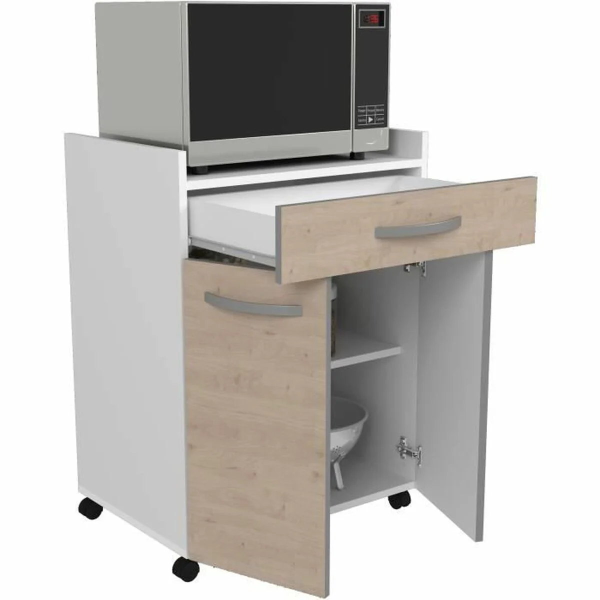 Mueble Auxiliar Oslo Blanco Roble 60 x 44 x 81 cm