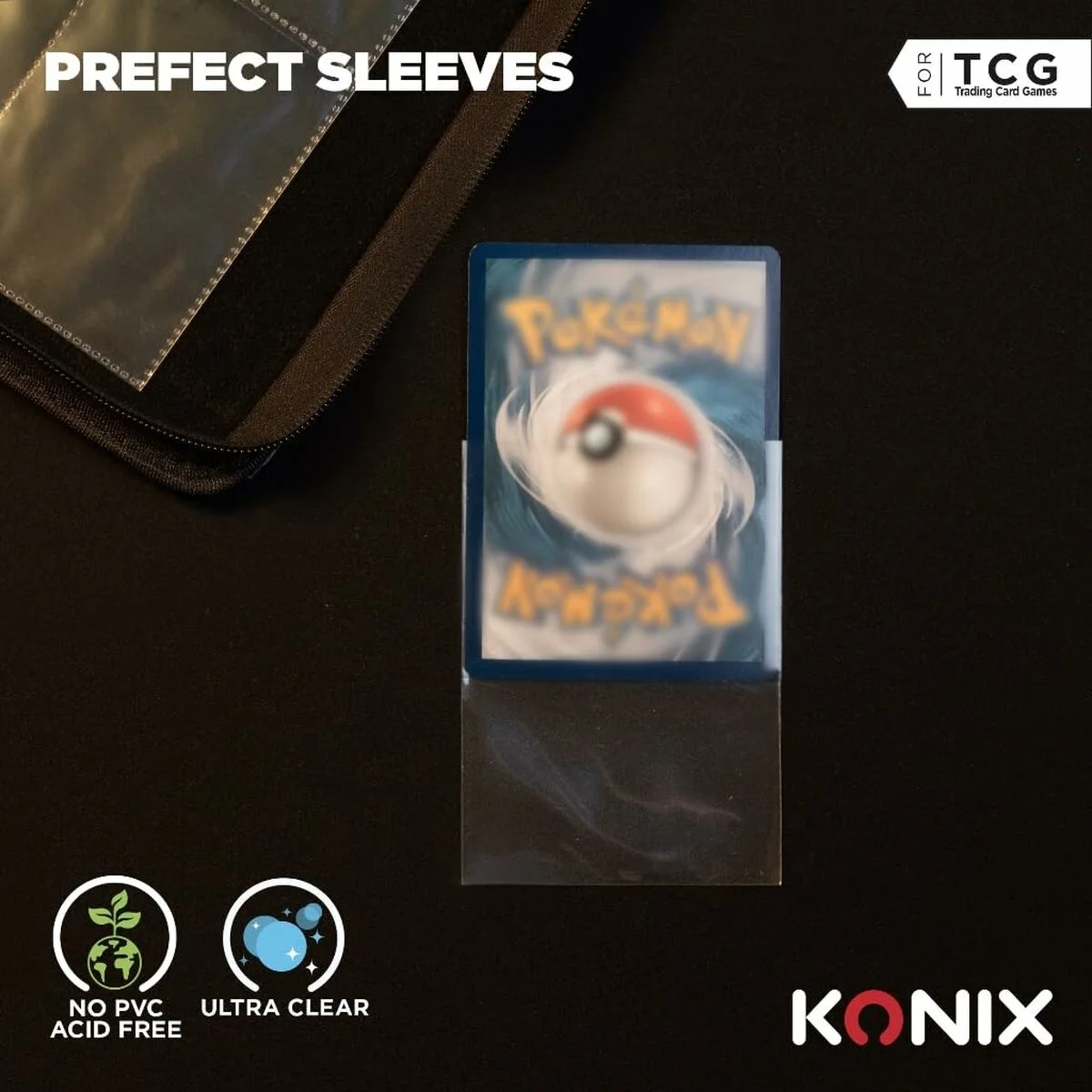 Fundas para cartas KONIX 100 Unidades