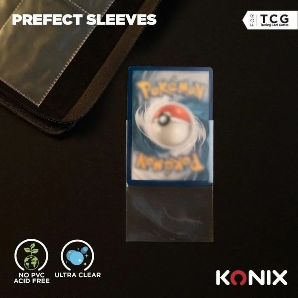 Fundas para cartas KONIX 100 Unidades