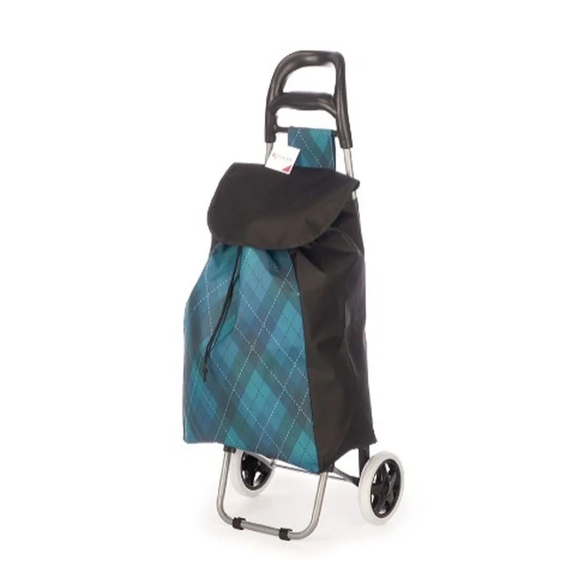 Carro de Compra Kinvara Verde 33 L 35,5 x 28 x 94 cm Rombos (6 Unidades)