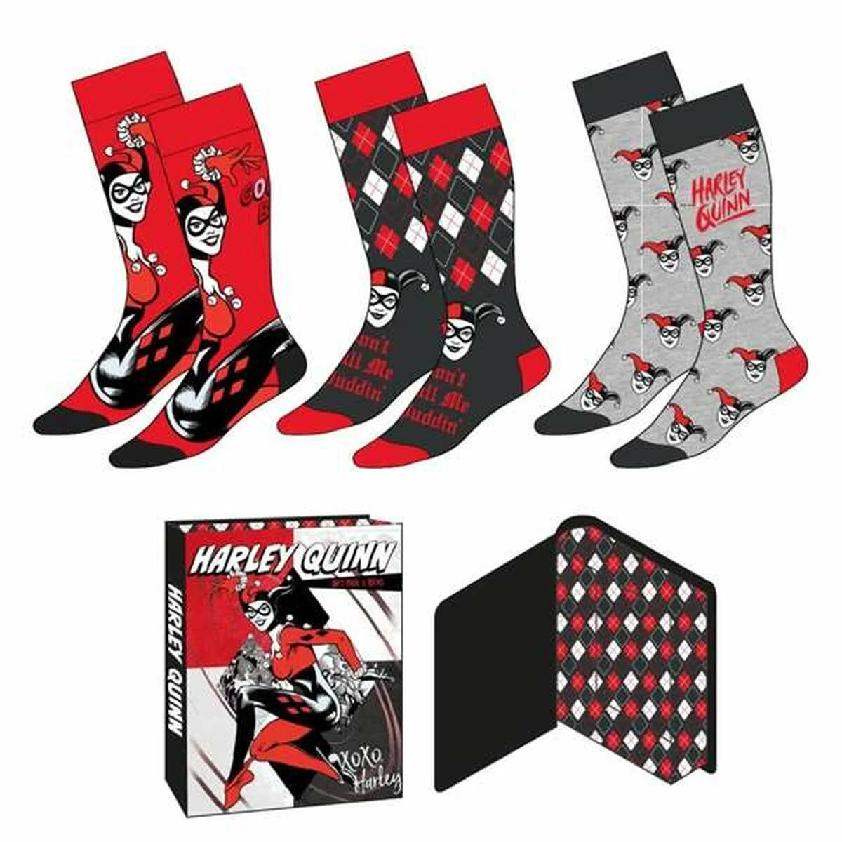 Calcetines Harley Quinn 3 pares