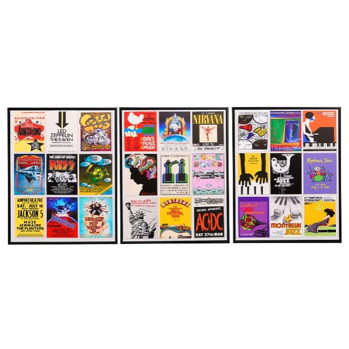 Lienzo Gift Decor Música 40 x 2 x 50 cm (6 Unidades)