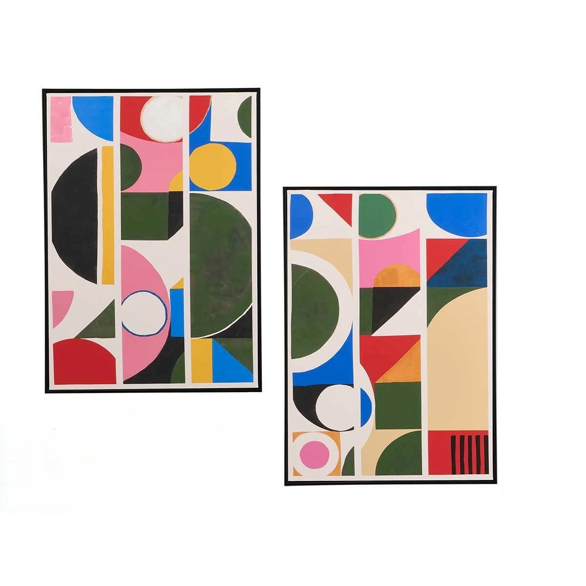 Lienzo Gift Decor Abstracto 50 x 3 x 70 cm (4 Unidades)