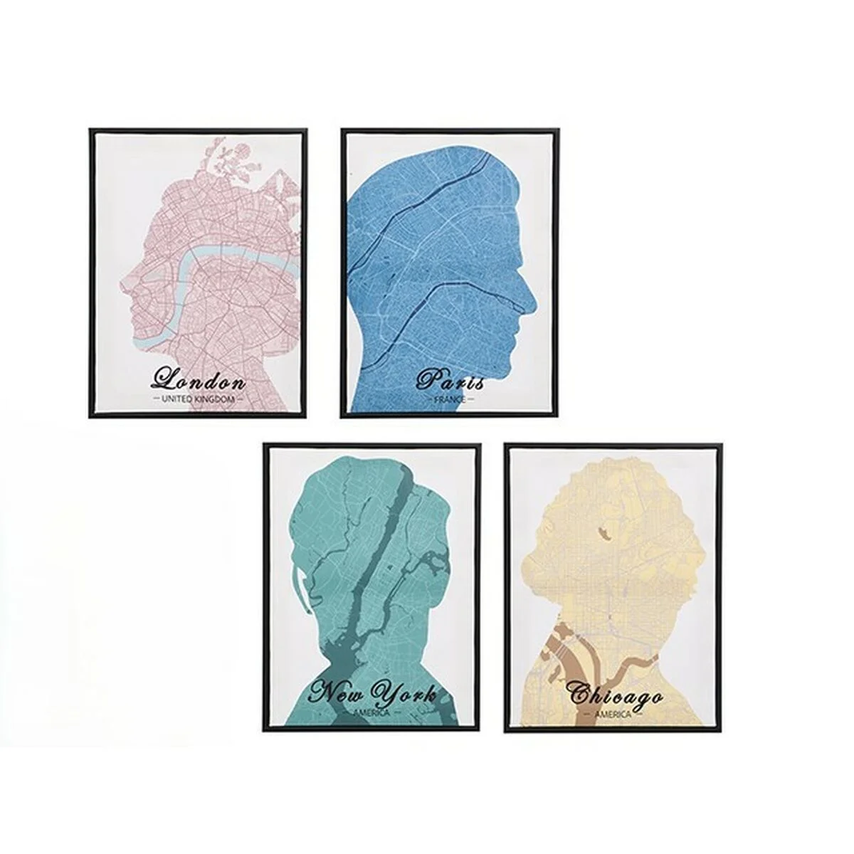 Lienzo Gift Decor Royalty 30 x 3 x 40 cm (8 Unidades)