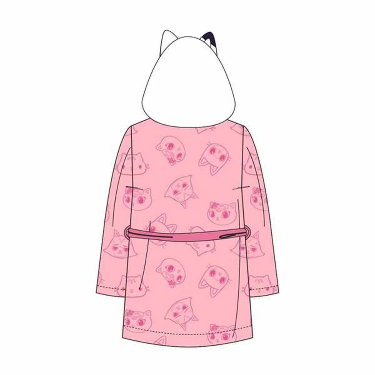 Batín Infantil Gabby's Dollhouse Rosa