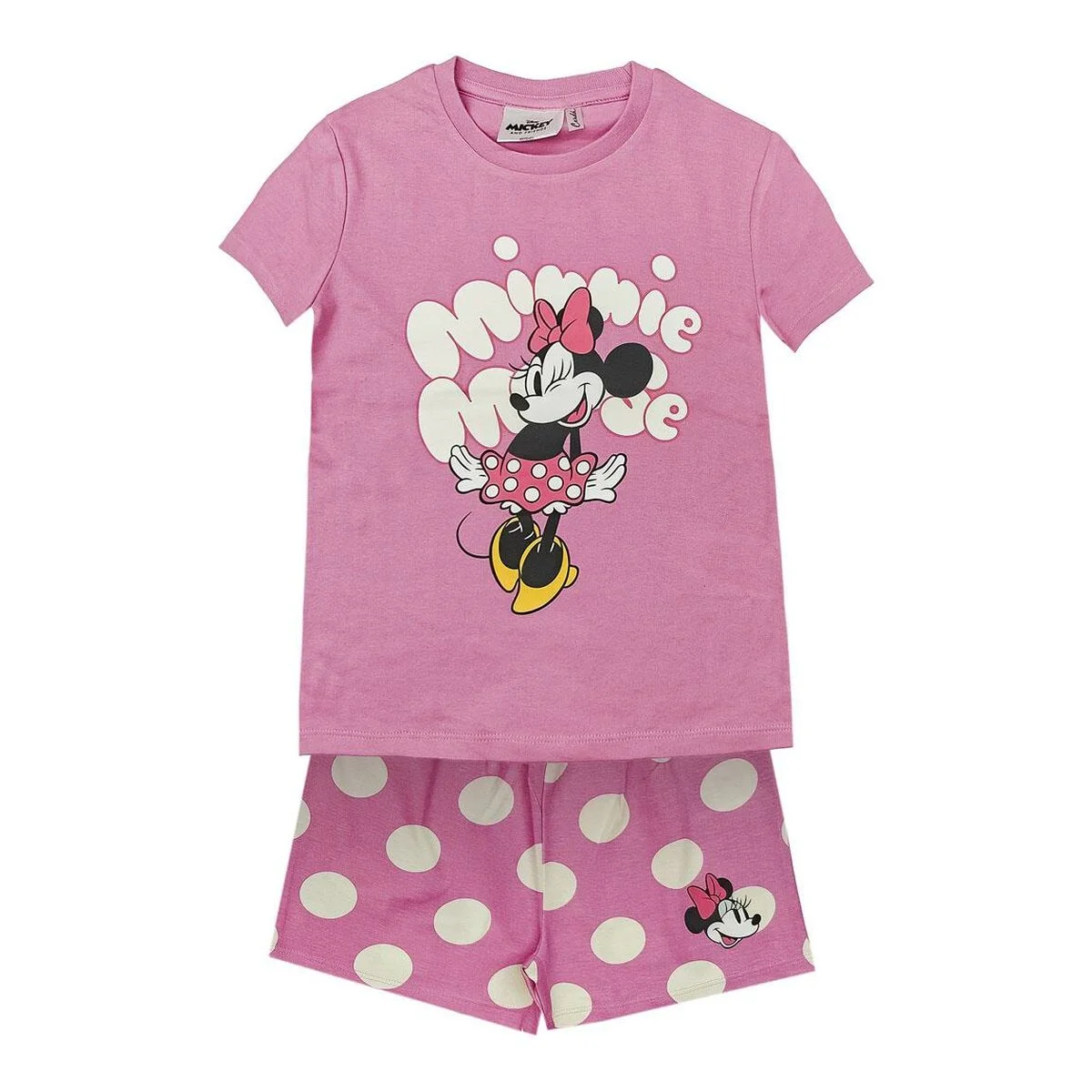 Pijama Infantil Minnie Mouse Rosa