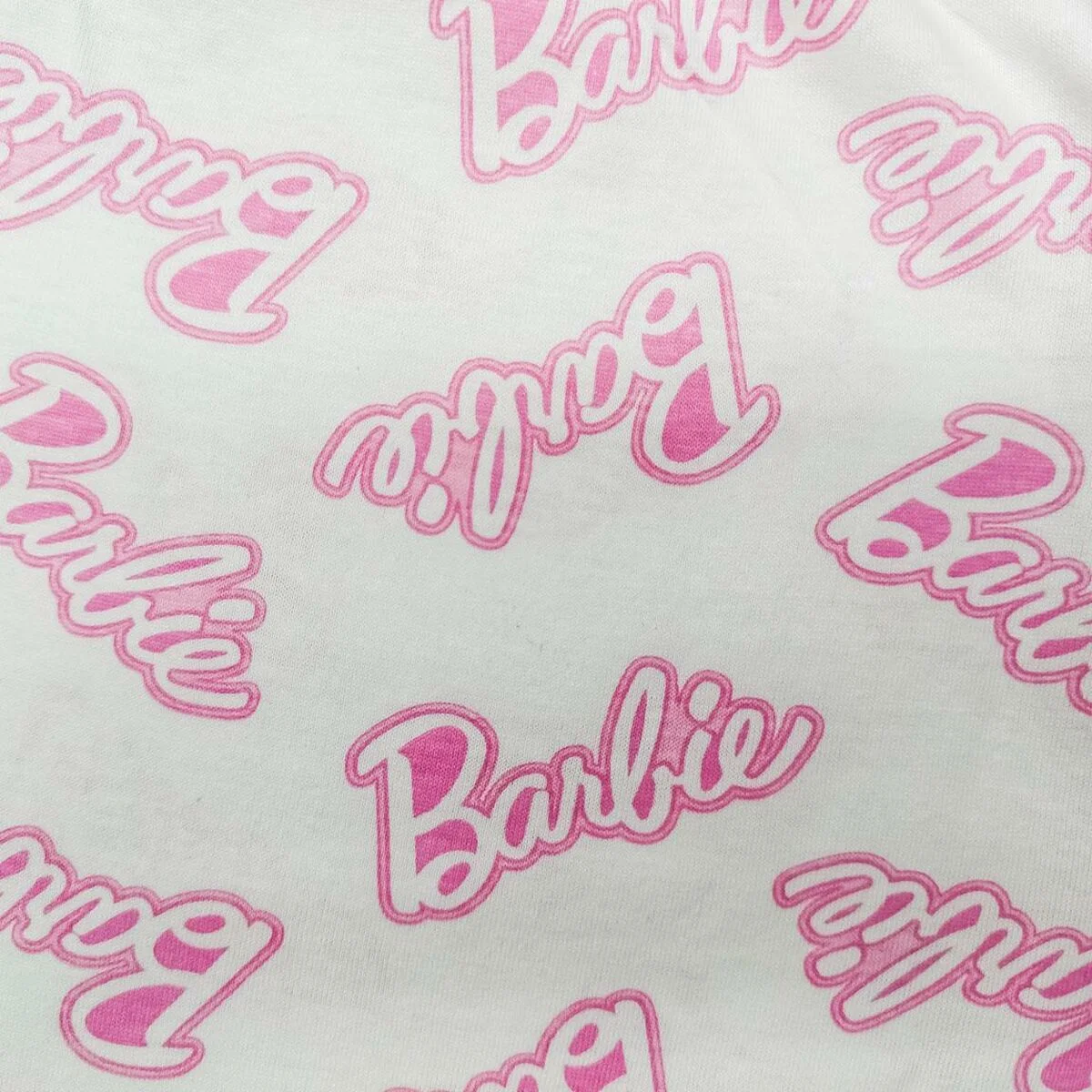 Pijama Infantil Barbie Rosa