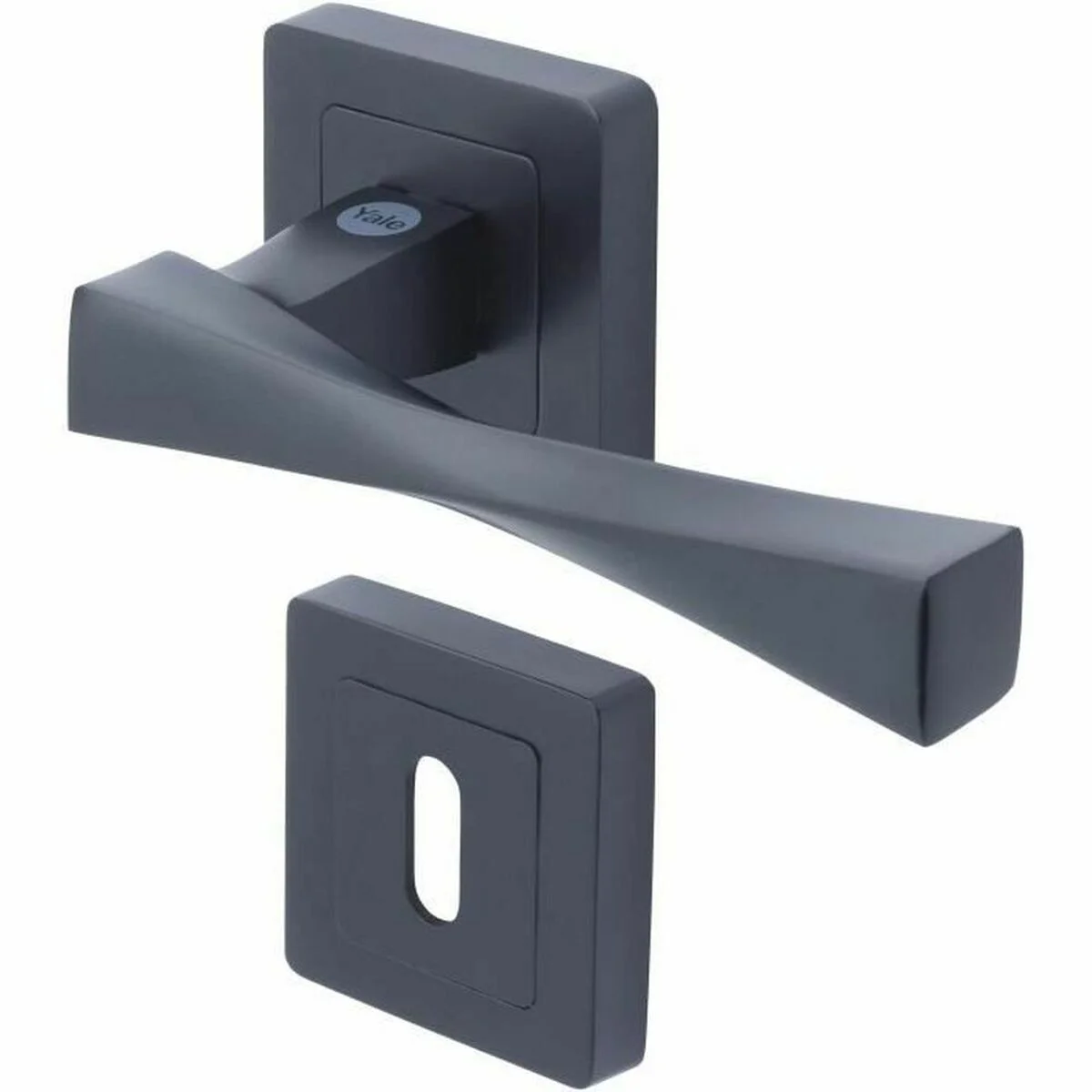 Tirador para puerta Yale YPP7-V-PC Verona Negro Aluminio