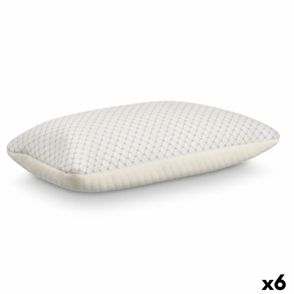 Almohada Viscoelástica Gift Decor Blanco 70 x 15 x 40 cm Refrescante (6 Unidades)