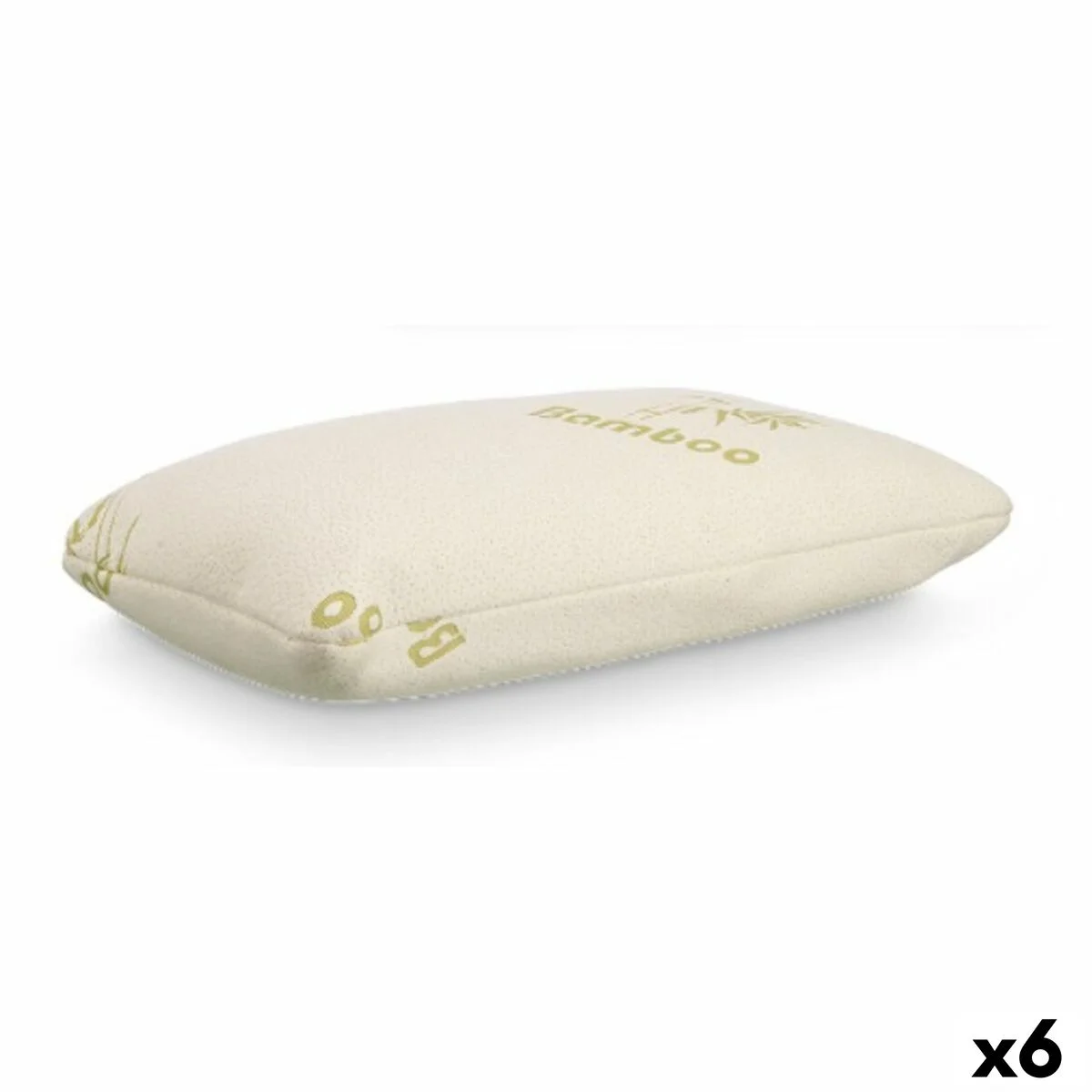 Almohada Viscoelástica Gift Decor Blanco 70 x 15 x 40 cm (6 Unidades)
