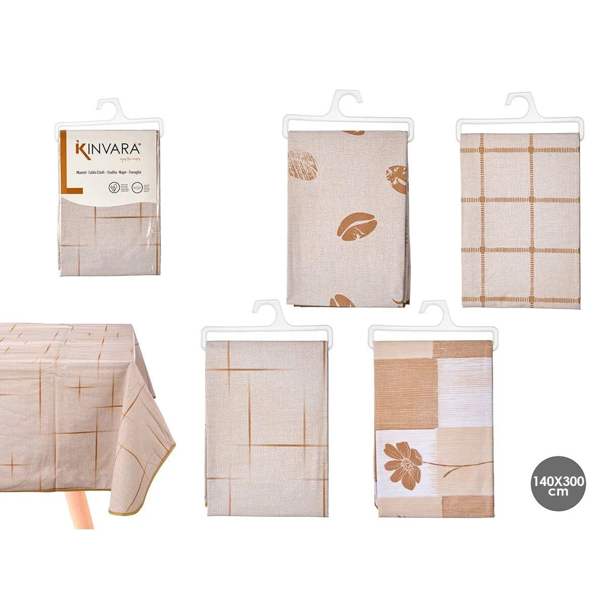 Mantel Kinvara Marrón (24 Unidades)