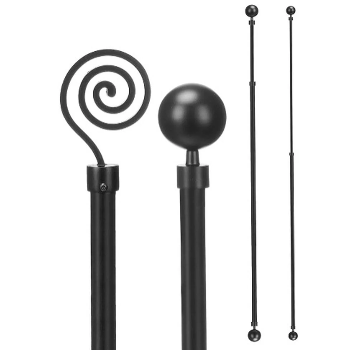 Barra para Cortinas Gift Decor Extensible 160-320 cm (24 Unidades)