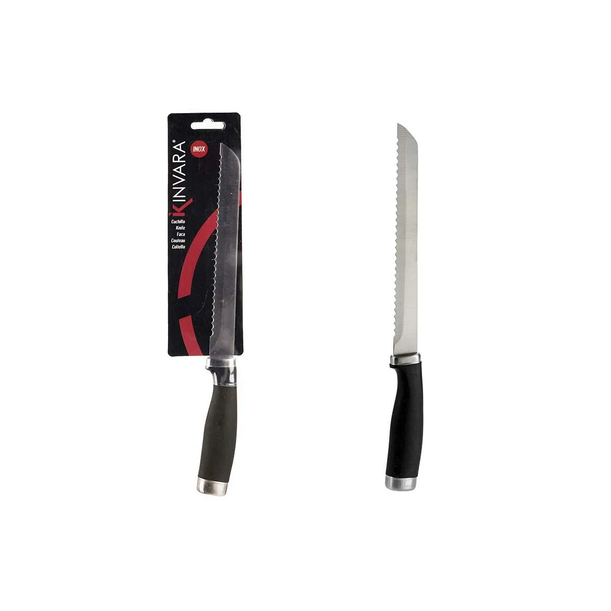 Cuchillo de Sierra Kinvara Acero Inoxidable Plástico 20 cm (12 Unidades)