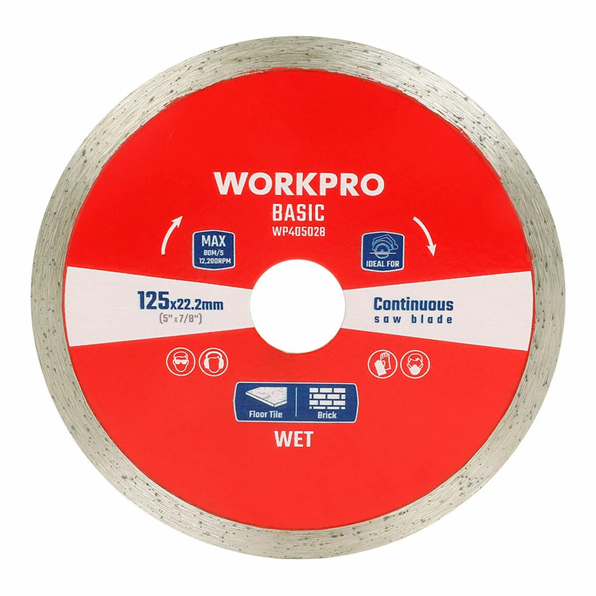Disco de corte Workpro 130 mm 22,2 mm