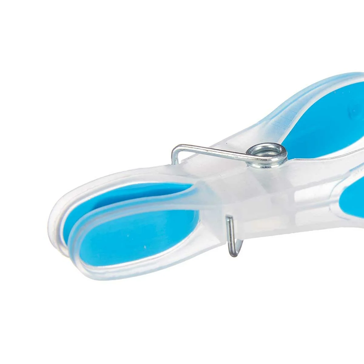 Pinzas para la Ropa Multicolor Metal Silicona Plástico 8,3 x 3,5 cm (12 Unidades)