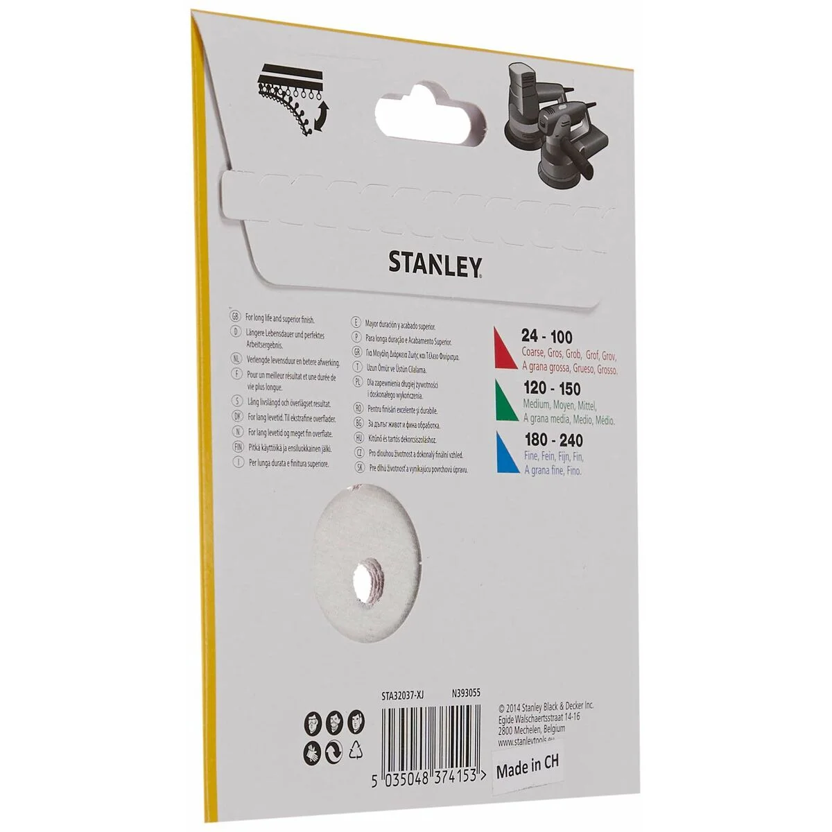 Discos de lija Stanley (5 Unidades)