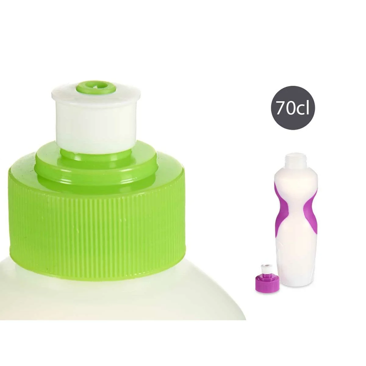 Botella de Agua Leknes Polietileno 700 ml (24 Unidades)